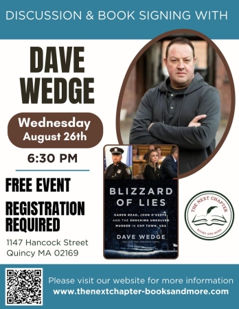 Author Series: Dave Wedge author of Blizzard of Lies